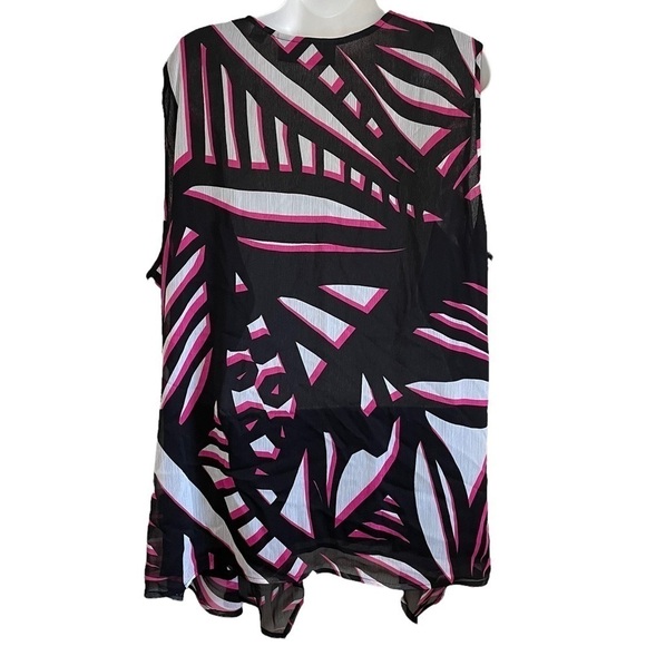 Avenue studio Bohemian Kimono Cardigan plus size top - Picture 4 of 10